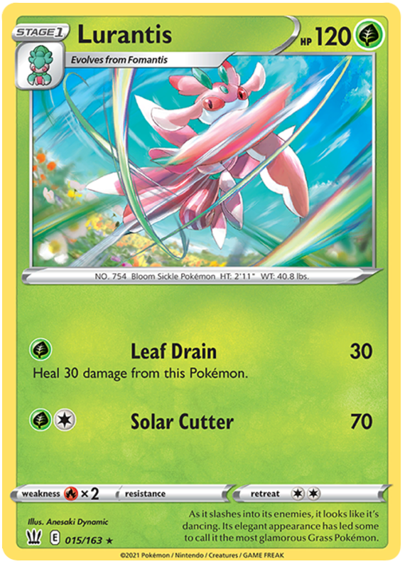 Lurantis (015/163) [Sword & Shield: Battle Styles] | Card Citadel