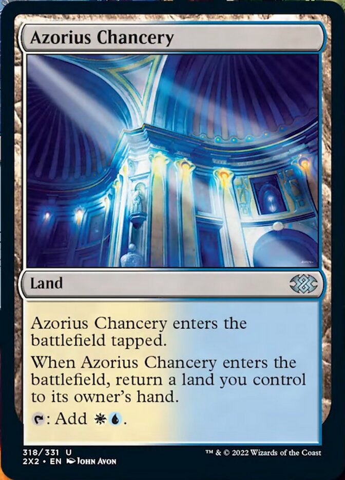 Azorius Chancery [Double Masters 2022] | Card Citadel