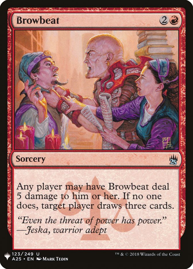 Browbeat [Mystery Booster] | Card Citadel