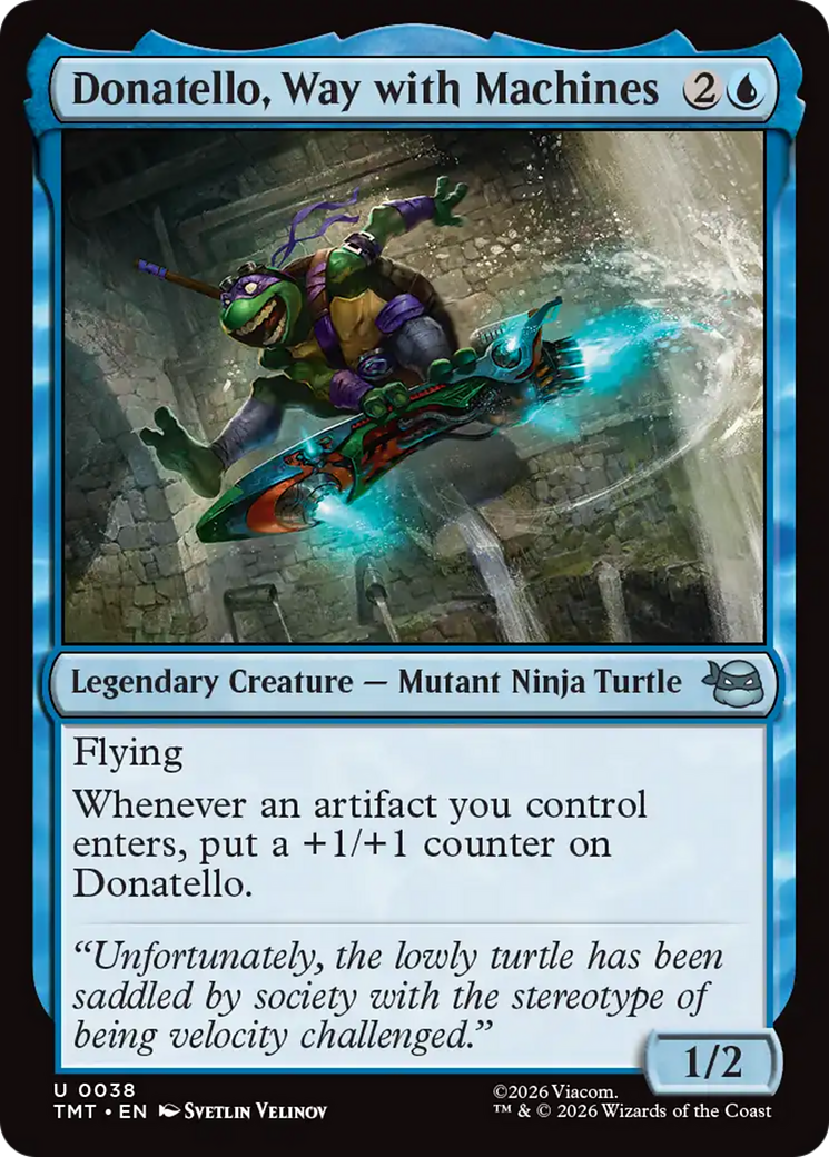 Donatello, Way with Machines [Teenage Mutant Ninja Turtles] | Card Citadel