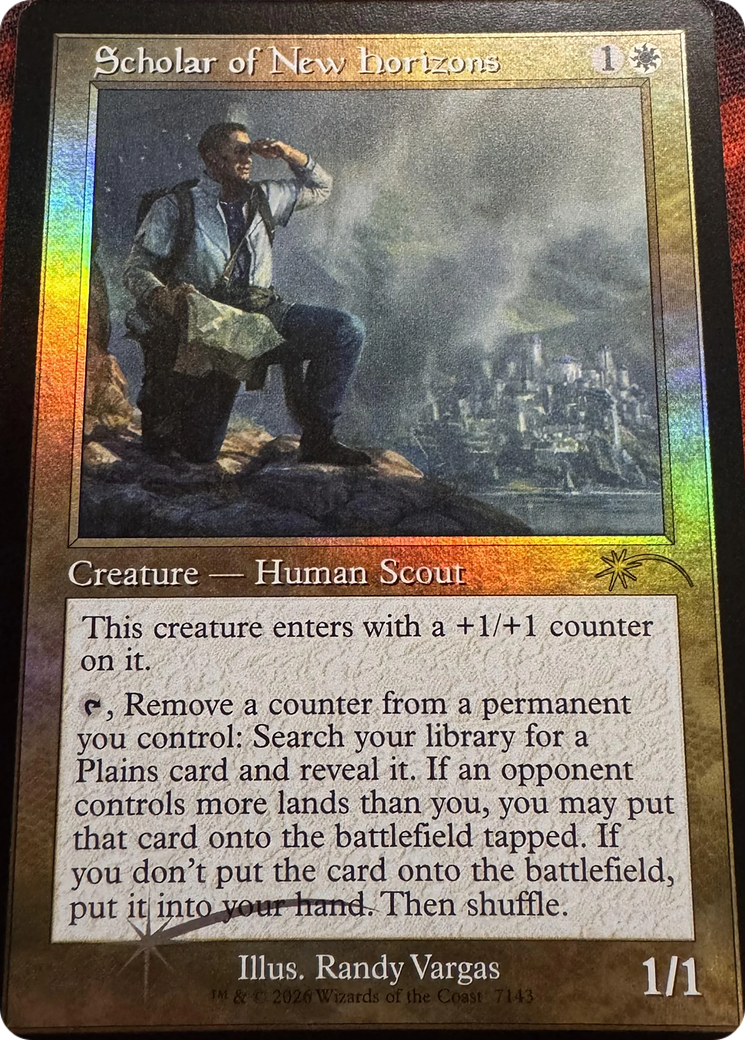Scholar of New Horizons (Retro Frame) [Secret Lair Drop Series] | Card Citadel