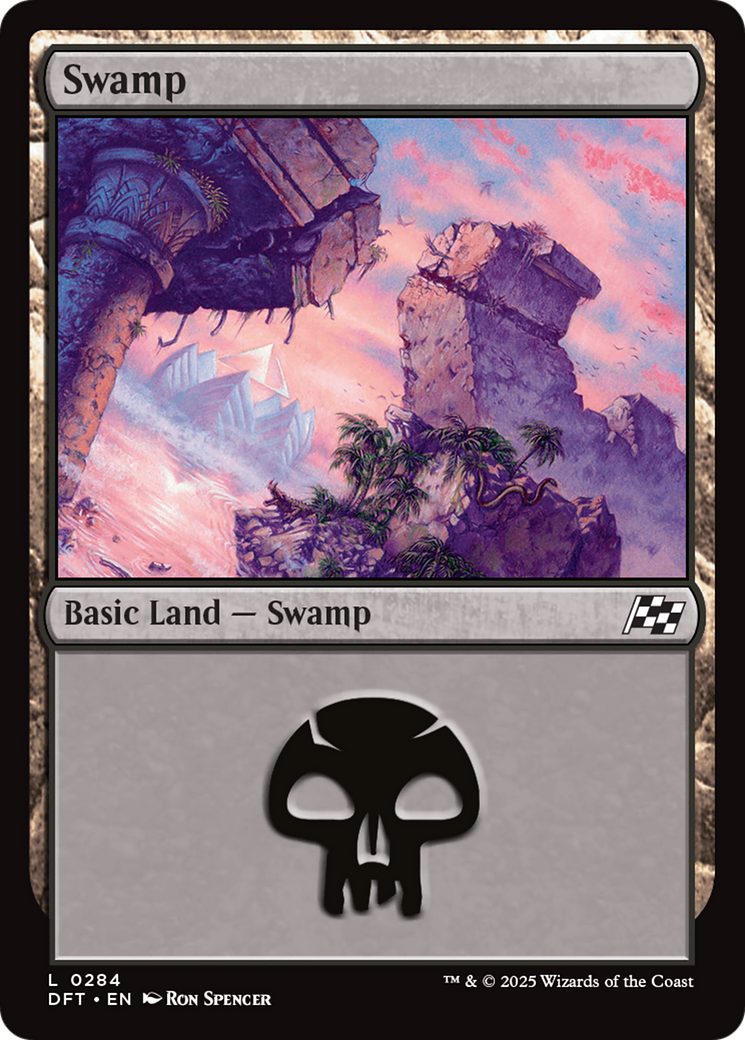 Swamp (0284) [Aetherdrift] | Card Citadel