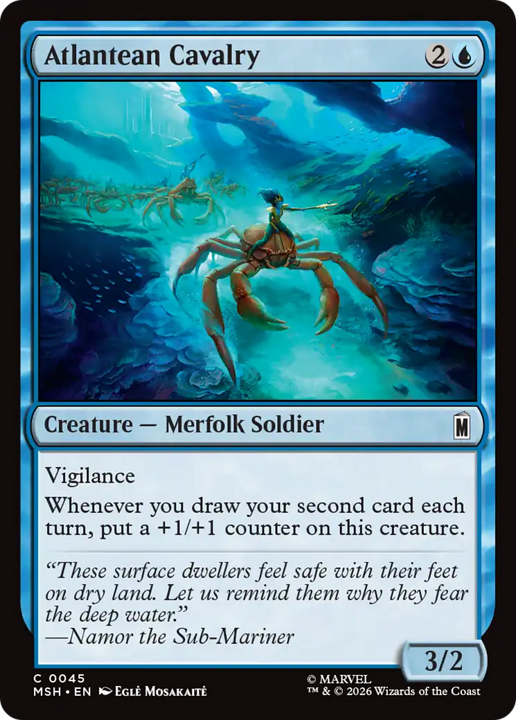 Atlantean Cavalry [Marvel Super Heroes] | Card Citadel
