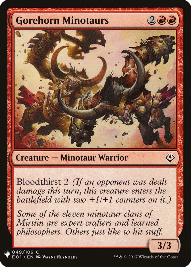 Gorehorn Minotaurs [Mystery Booster] | Card Citadel