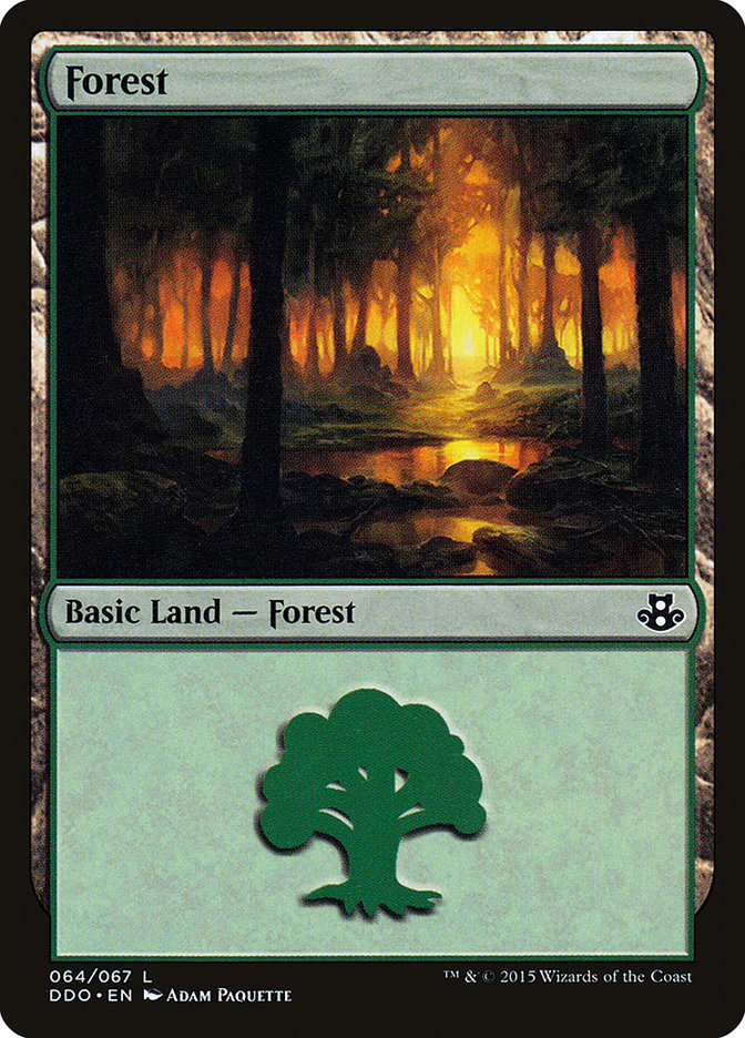 Forest (64) [Duel Decks: Elspeth vs. Kiora] | Card Citadel