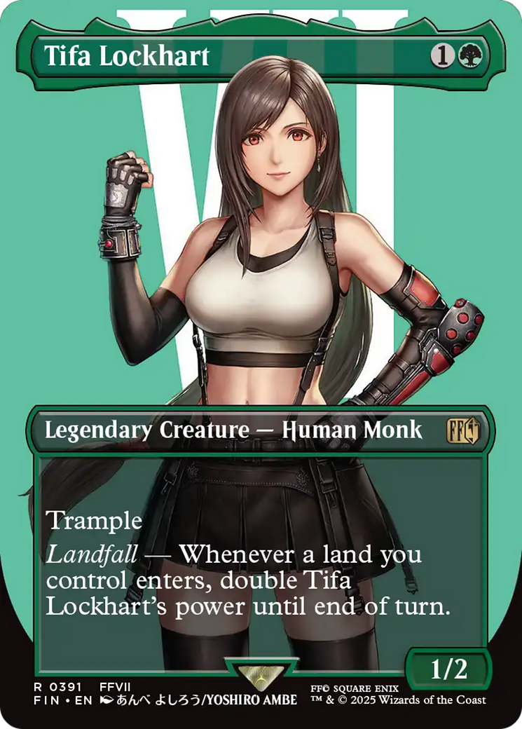 Tifa Lockhart (Borderless) [FINAL FANTASY] | Card Citadel