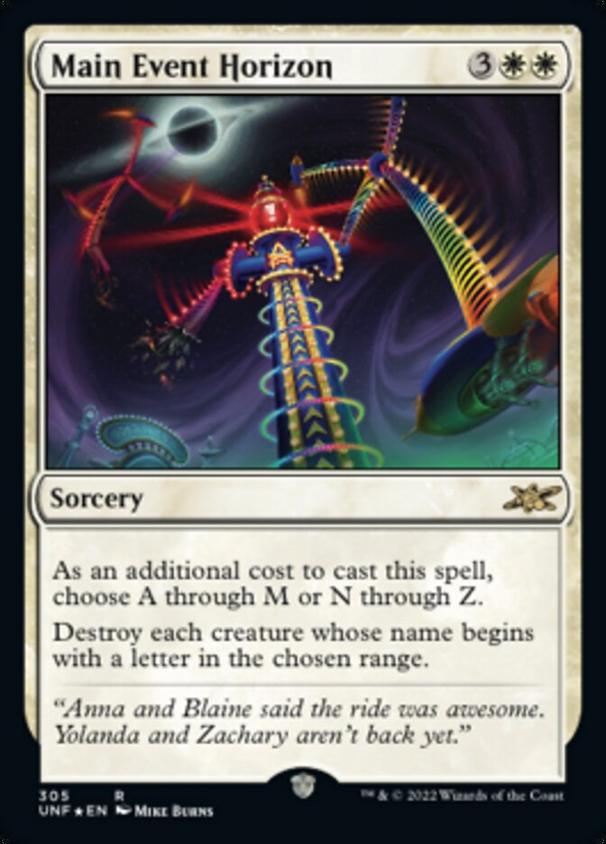 Main Event Horizon (Galaxy Foil) [Unfinity] | Card Citadel