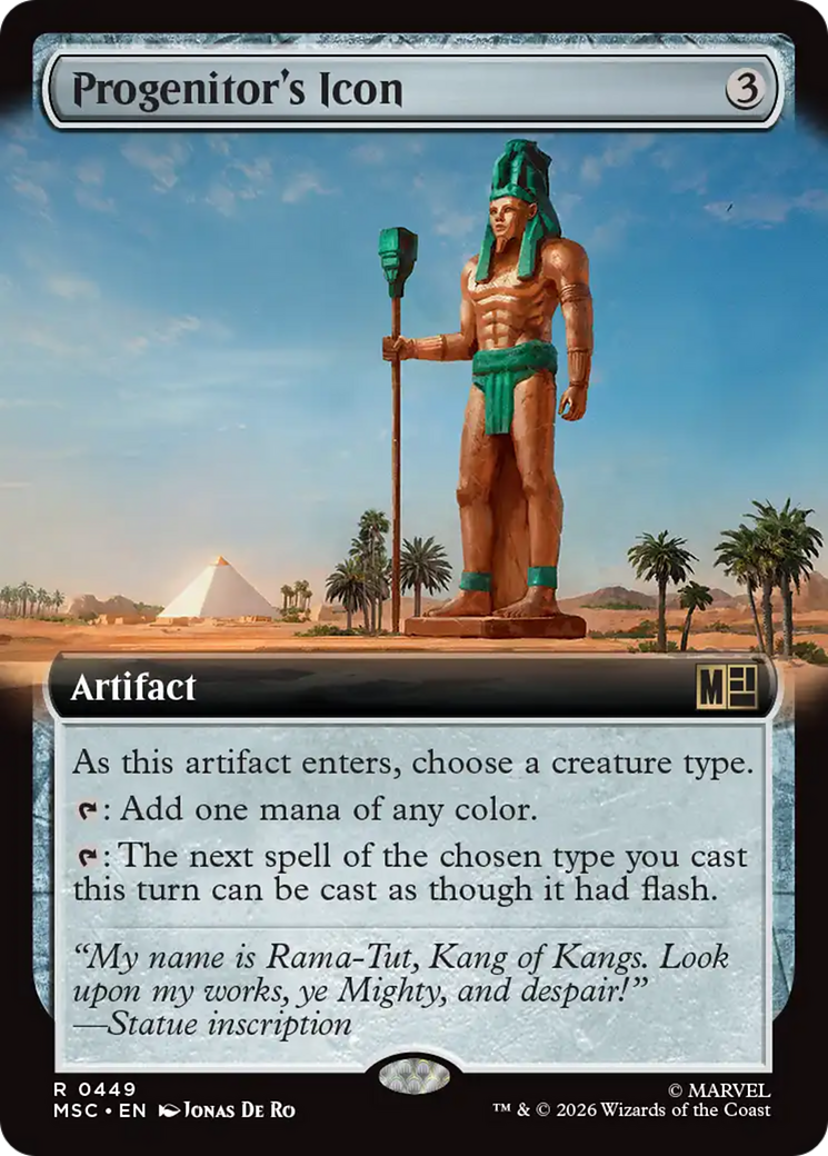 Progenitor's Icon (Extended Art) [Marvel Super Heroes Commander] | Card Citadel