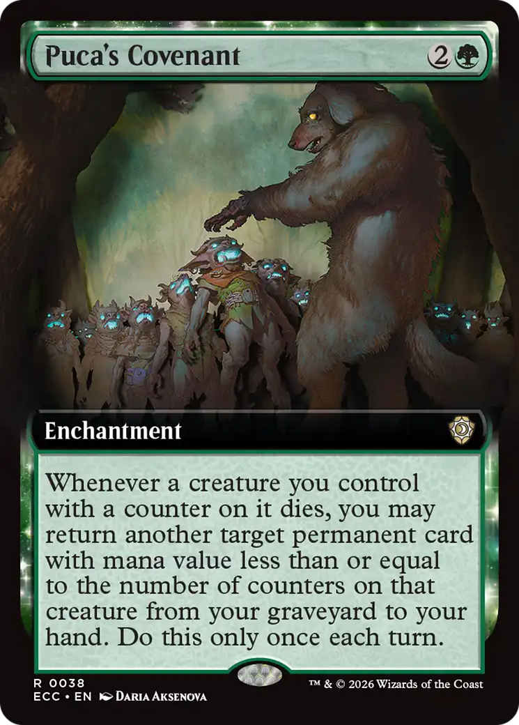 Puca's Covenant (Extended Art) [Lorwyn Eclipsed Commander] | Card Citadel