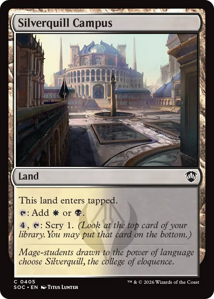 Silverquill Campus [Secrets of Strixhaven Commander] | Card Citadel