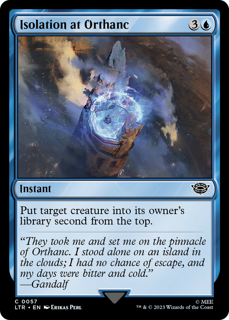 Isolation at Orthanc [The Lord of the Rings: Tales of Middle-Earth] | Card Citadel