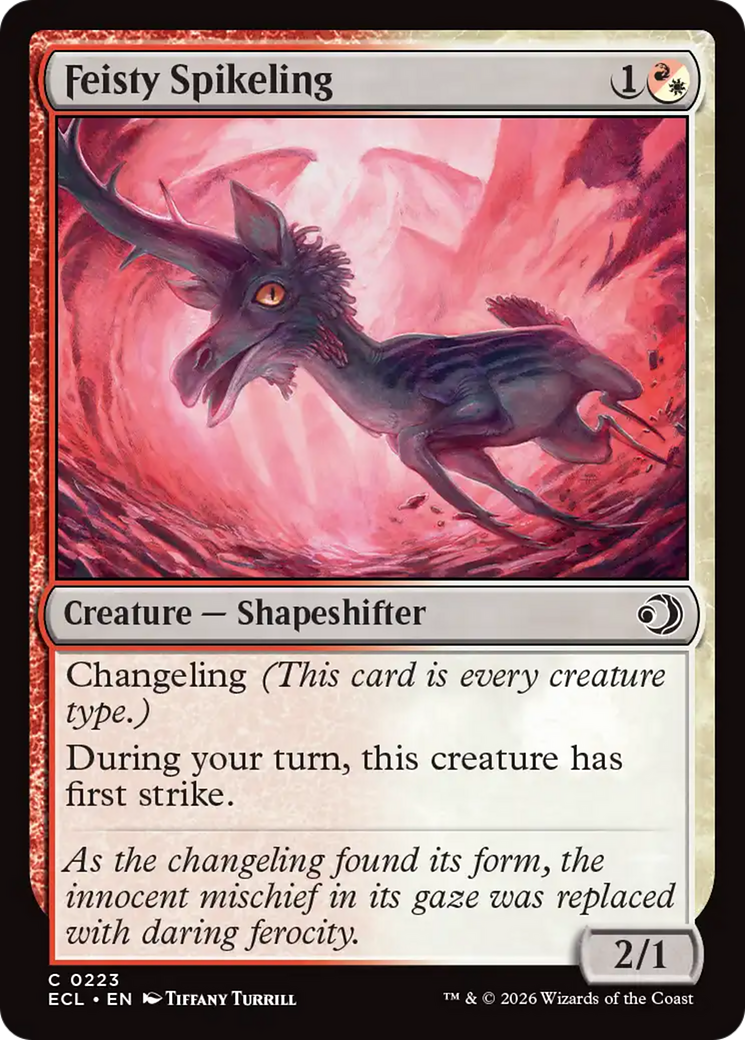 Feisty Spikeling [Lorwyn Eclipsed] | Card Citadel
