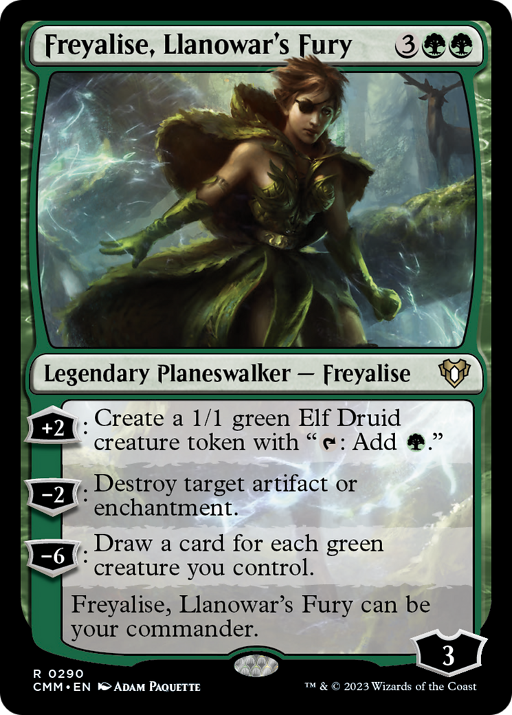 Freyalise, Llanowar's Fury [Commander Masters] | Card Citadel