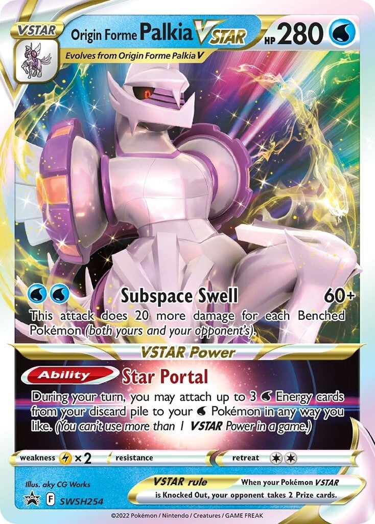 Origin Forme Palkia VSTAR (SWSH254) [Sword & Shield: Black Star Promos] | Card Citadel