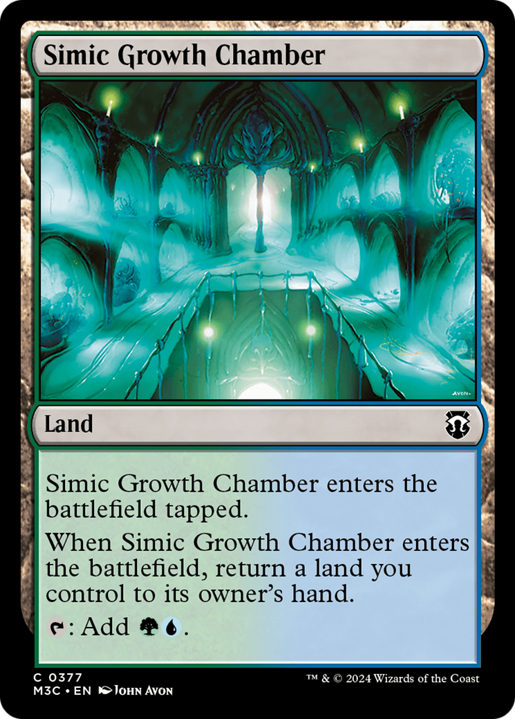 Simic Growth Chamber (Ripple Foil) [Modern Horizons 3 Commander] | Card Citadel