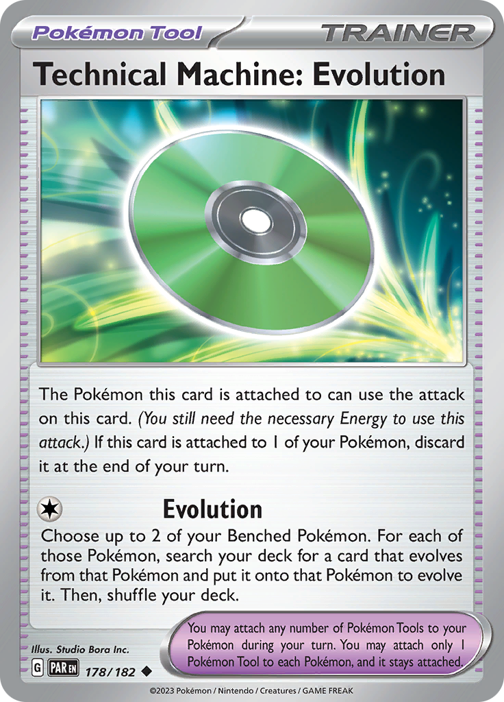 Technical Machine: Evolution (178/182) [Scarlet & Violet: Paradox Rift] | Card Citadel