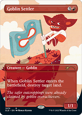 Goblin Settler (Borderless) [Secret Lair Drop Series] | Card Citadel