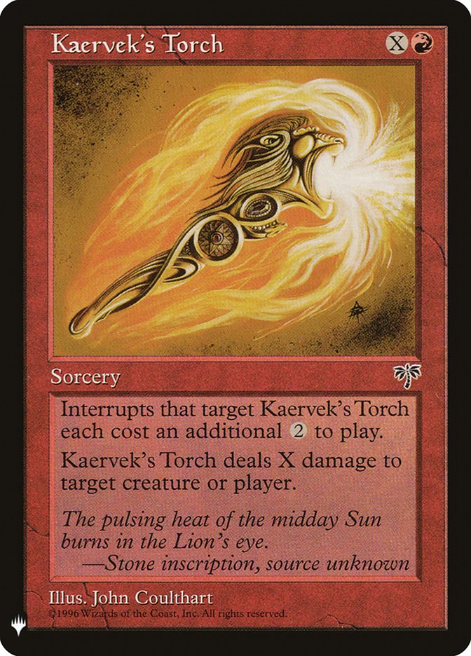 Kaervek's Torch [Mystery Booster] | Card Citadel