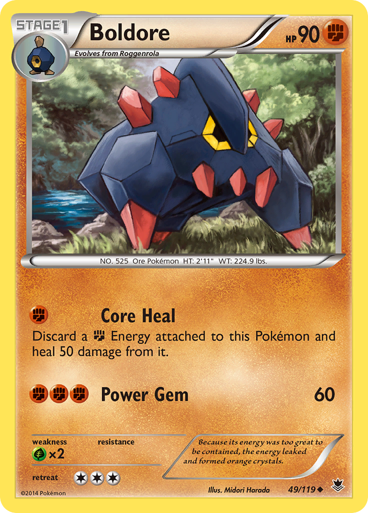 Boldore (49/119) [XY: Phantom Forces] | Card Citadel