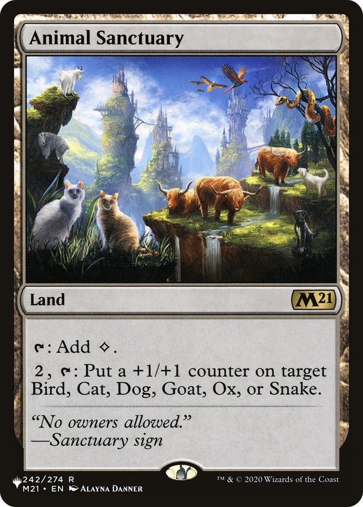 Animal Sanctuary [The List] | Card Citadel