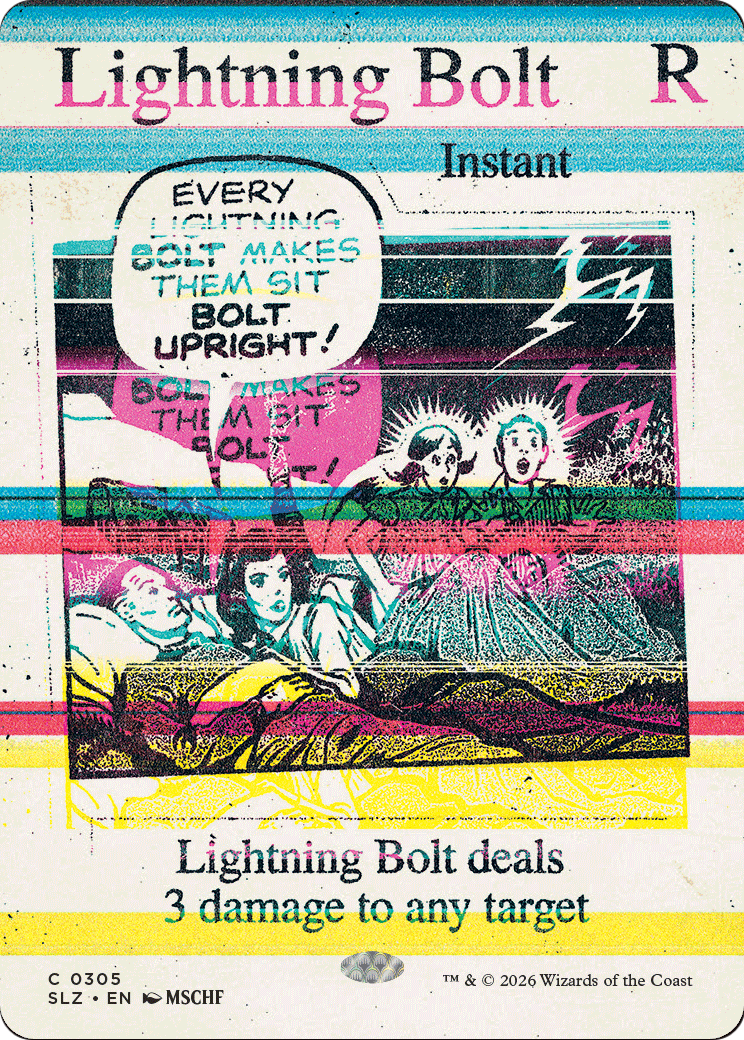 Lightning Bolt (0305) [Secret Lair x MSCHF: The Zeta Set] | Card Citadel