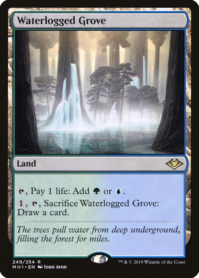 Waterlogged Grove [Modern Horizons] | Card Citadel