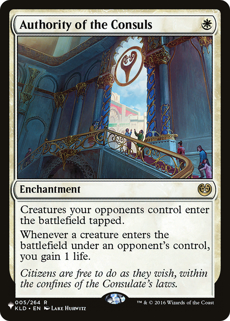 Authority of the Consuls [The List Reprints] | Card Citadel