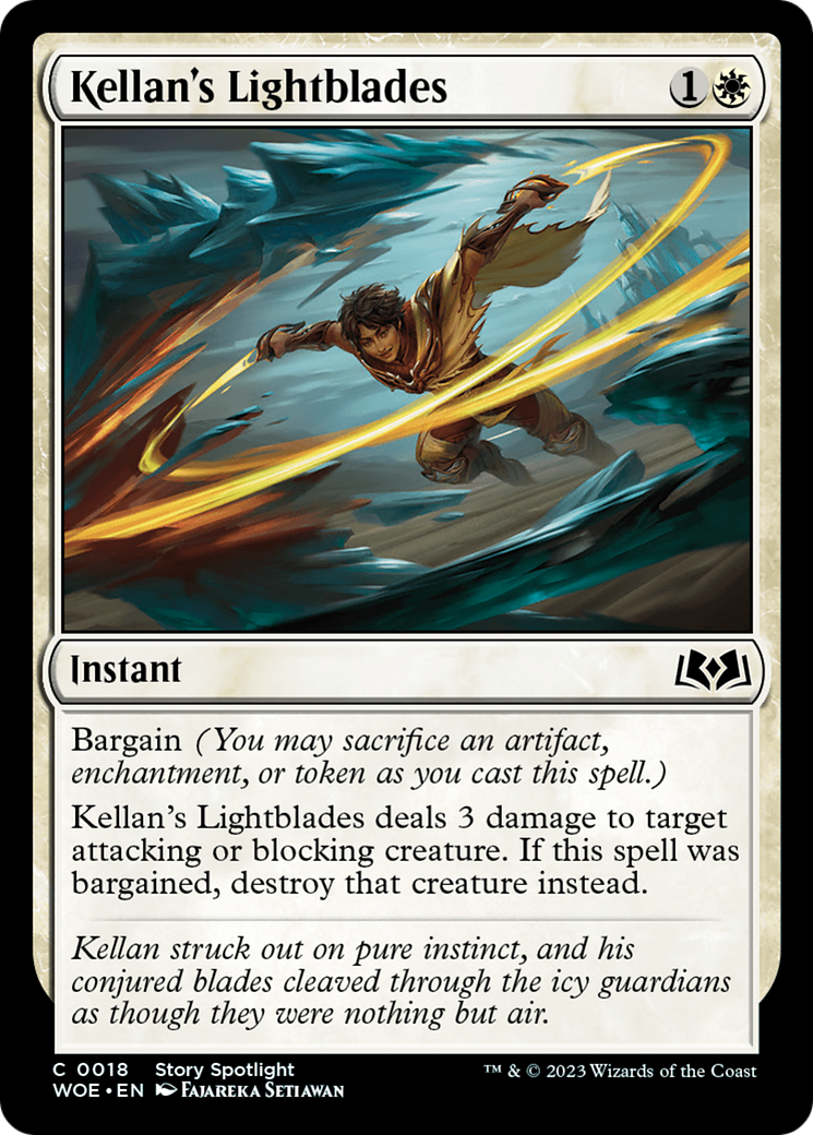 Kellan's Lightblades [Wilds of Eldraine] | Card Citadel