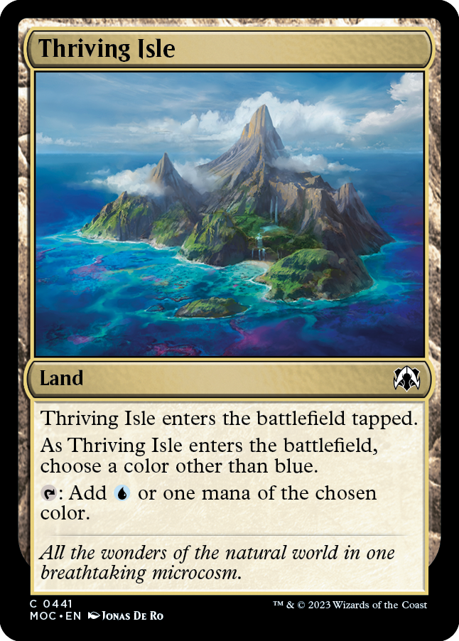 Thriving Isle [March of the Machine Commander] | Card Citadel