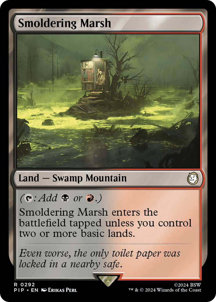 Smoldering Marsh [Fallout] | Card Citadel