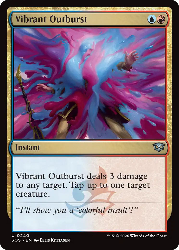 Vibrant Outburst [Secrets of Strixhaven] | Card Citadel