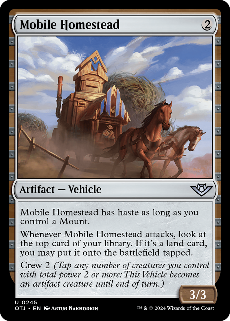 Mobile Homestead [Outlaws of Thunder Junction] | Card Citadel