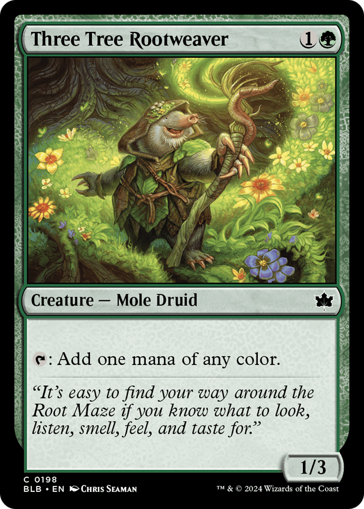 Three Tree Rootweaver [Bloomburrow] | Card Citadel