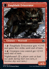 Fangblade Brigand // Fangblade Eviscerator [Innistrad: Midnight Hunt] | Card Citadel