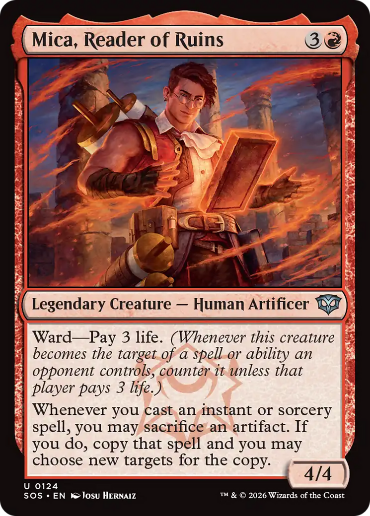 Mica, Reader of Ruins [Secrets of Strixhaven] | Card Citadel