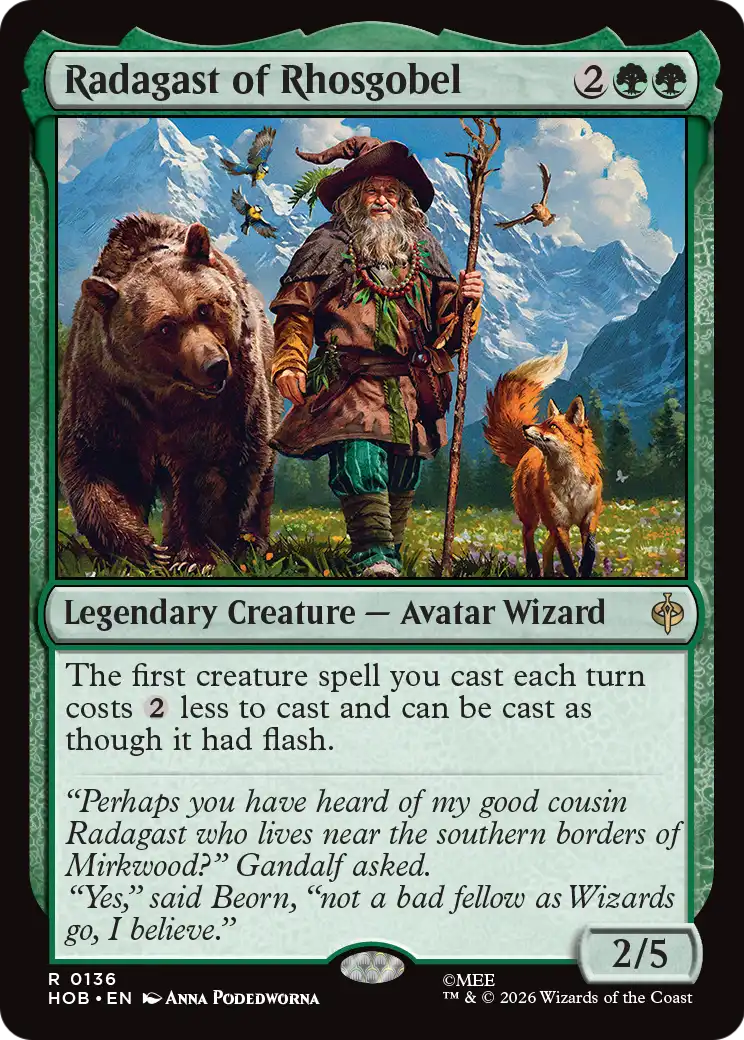 Radagast of Rhosgobel [The Hobbit] | Card Citadel