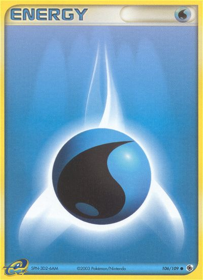 Water Energy (106/109) [EX: Ruby & Sapphire] | Card Citadel