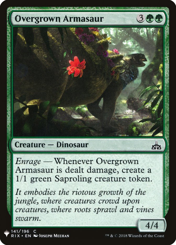 Overgrown Armasaur [Mystery Booster] | Card Citadel