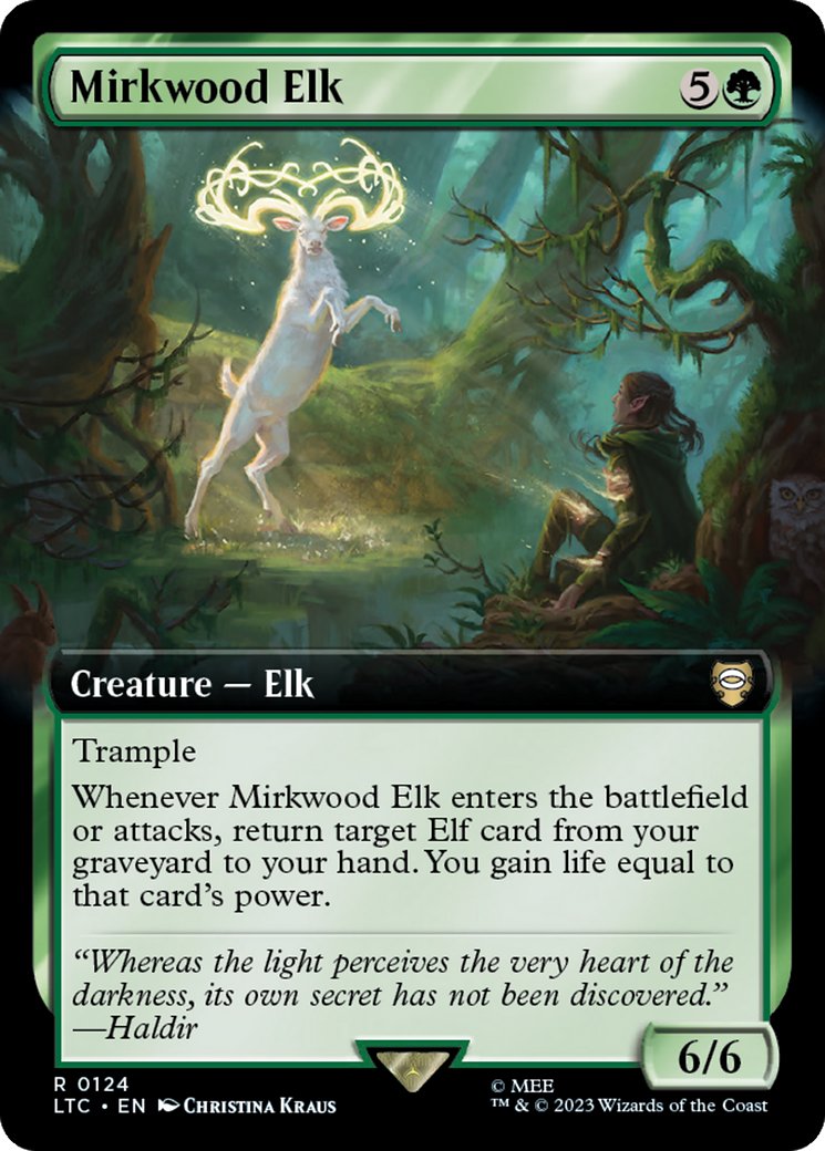 Mirkwood Elk (Extended Art) [The Lord of the Rings: Tales of Middle-Earth Commander] | Card Citadel