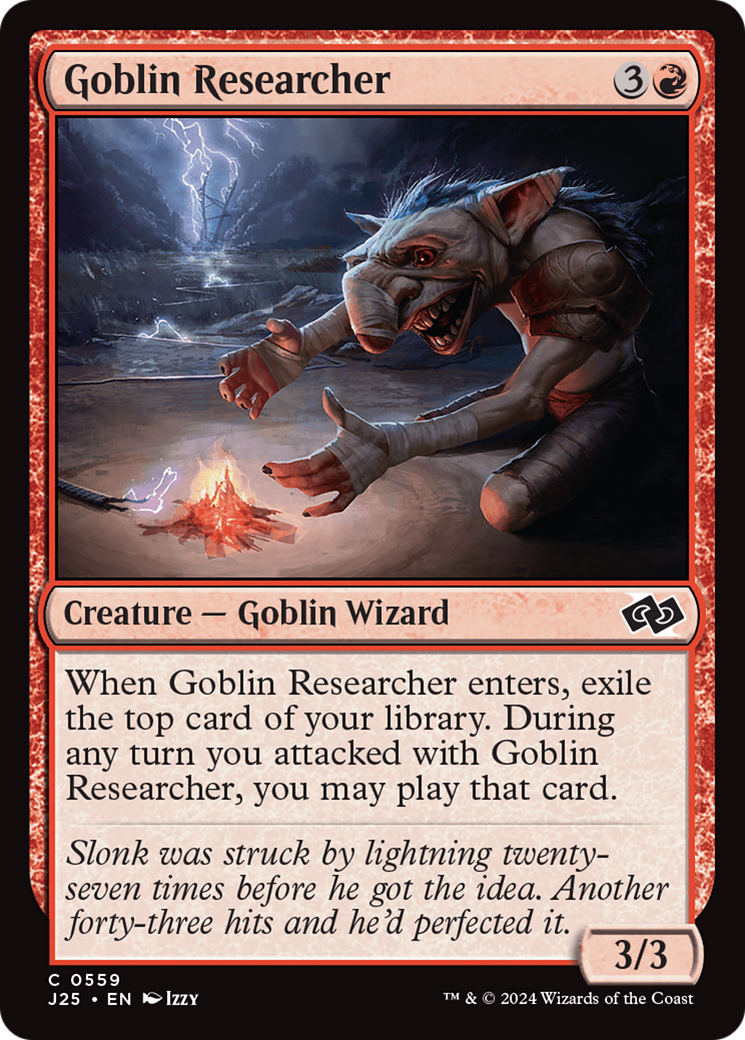 Goblin Researcher [Foundations Jumpstart] | Card Citadel