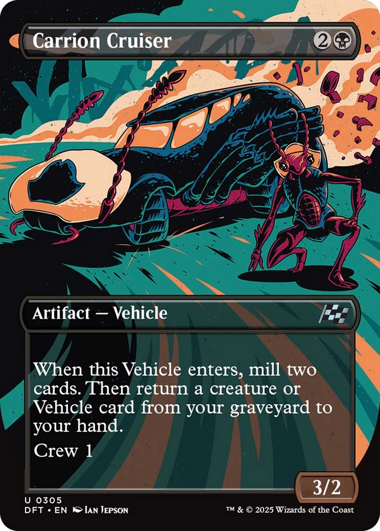 Carrion Cruiser (Borderless) [Aetherdrift] | Card Citadel