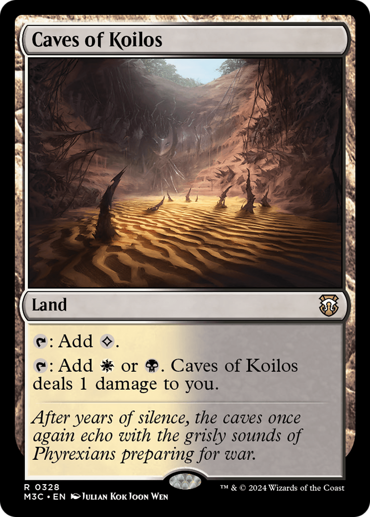 Caves of Koilos (Ripple Foil) [Modern Horizons 3 Commander] | Card Citadel