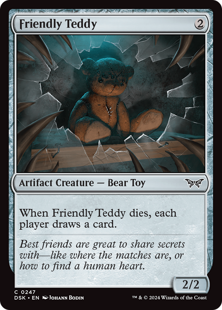 Friendly Teddy [Duskmourn: House of Horror] | Card Citadel