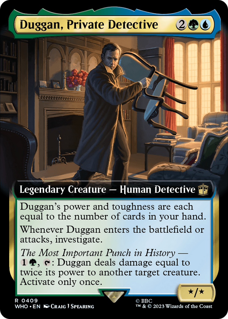 Duggan, Private Detective (Extended Art) [Doctor Who] | Card Citadel