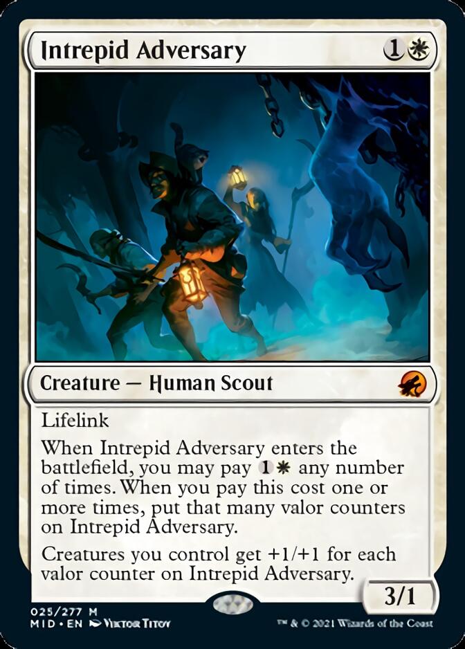 Intrepid Adversary [Innistrad: Midnight Hunt] | Card Citadel