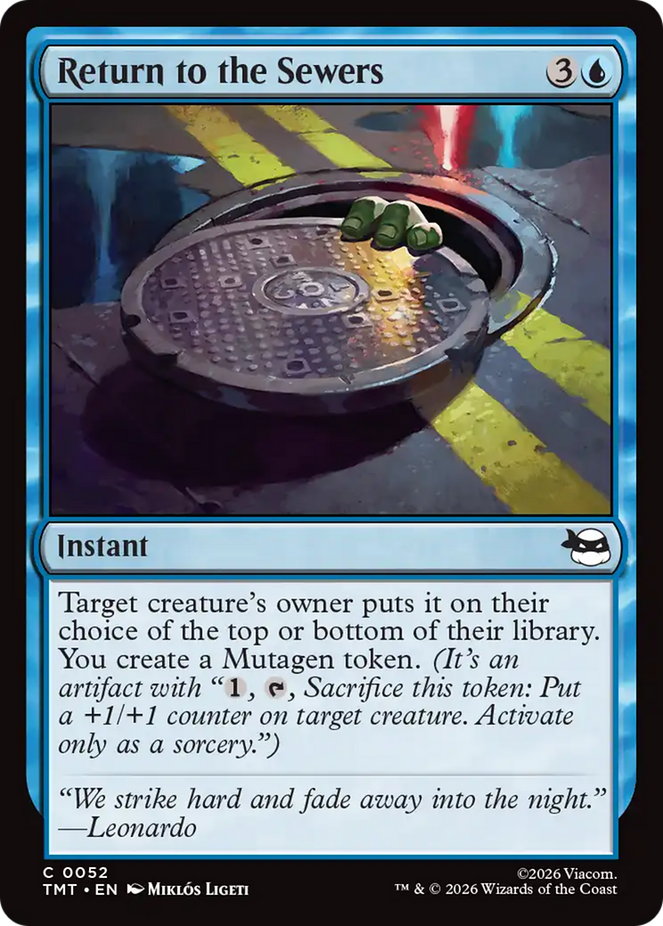 Return to the Sewers [Teenage Mutant Ninja Turtles] | Card Citadel