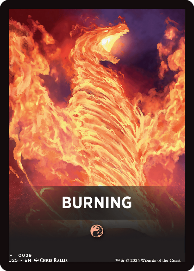 Burning Theme Card [Foundations Jumpstart Front Cards] | Card Citadel