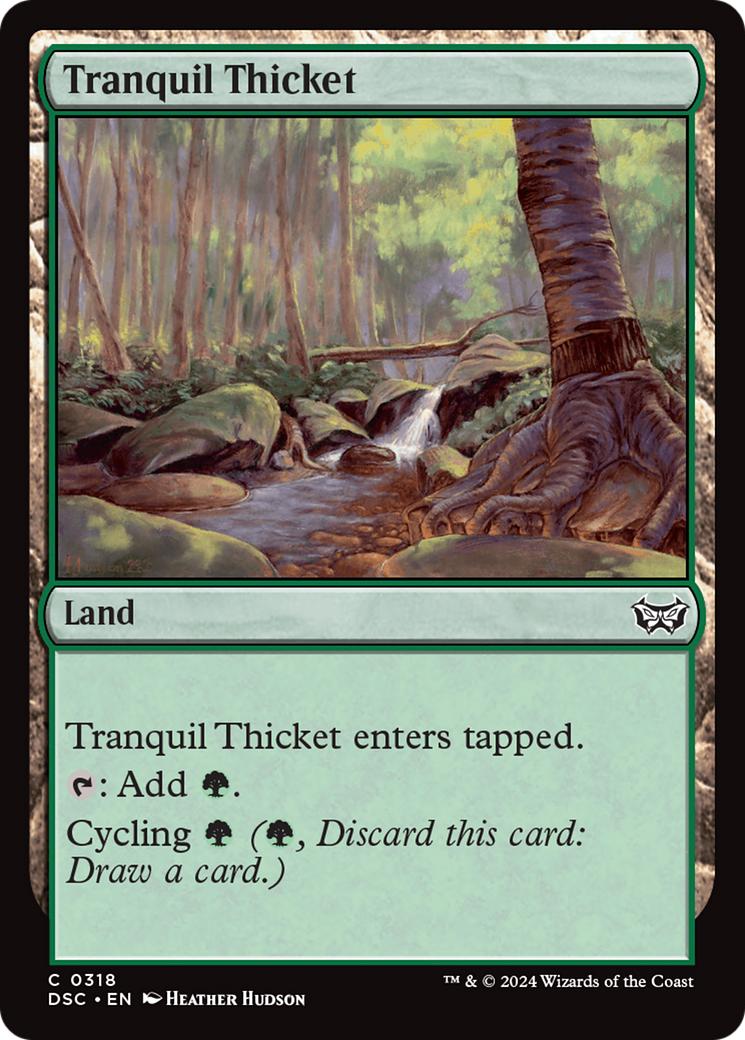 Tranquil Thicket [Duskmourn: House of Horror Commander] | Card Citadel