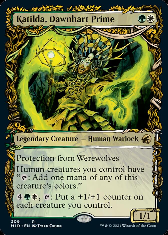 Katilda, Dawnhart Prime (Showcase Equinox) [Innistrad: Midnight Hunt] | Card Citadel