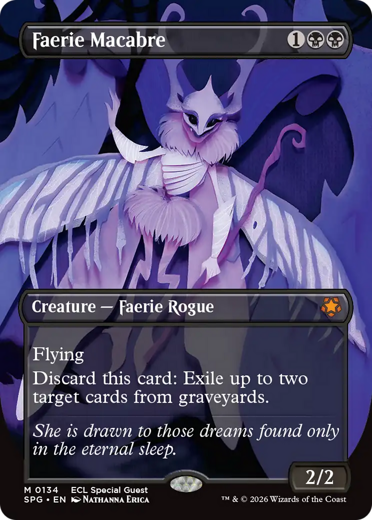 Faerie Macabre (Borderless) [Lorwyn Eclipsed Special Guests] | Card Citadel